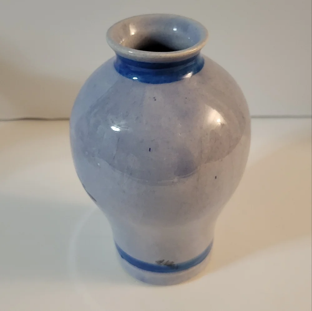 Tonala Mexican Pottery Vase Bird